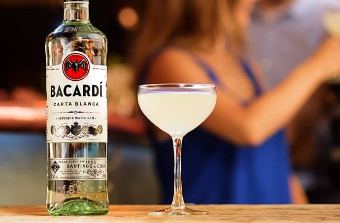BACARDI CARTA BLANCA RUM daiquiri